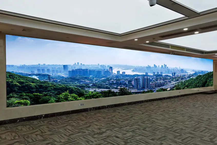 深圳龙岗区政府会议中心COB超高清显示屏